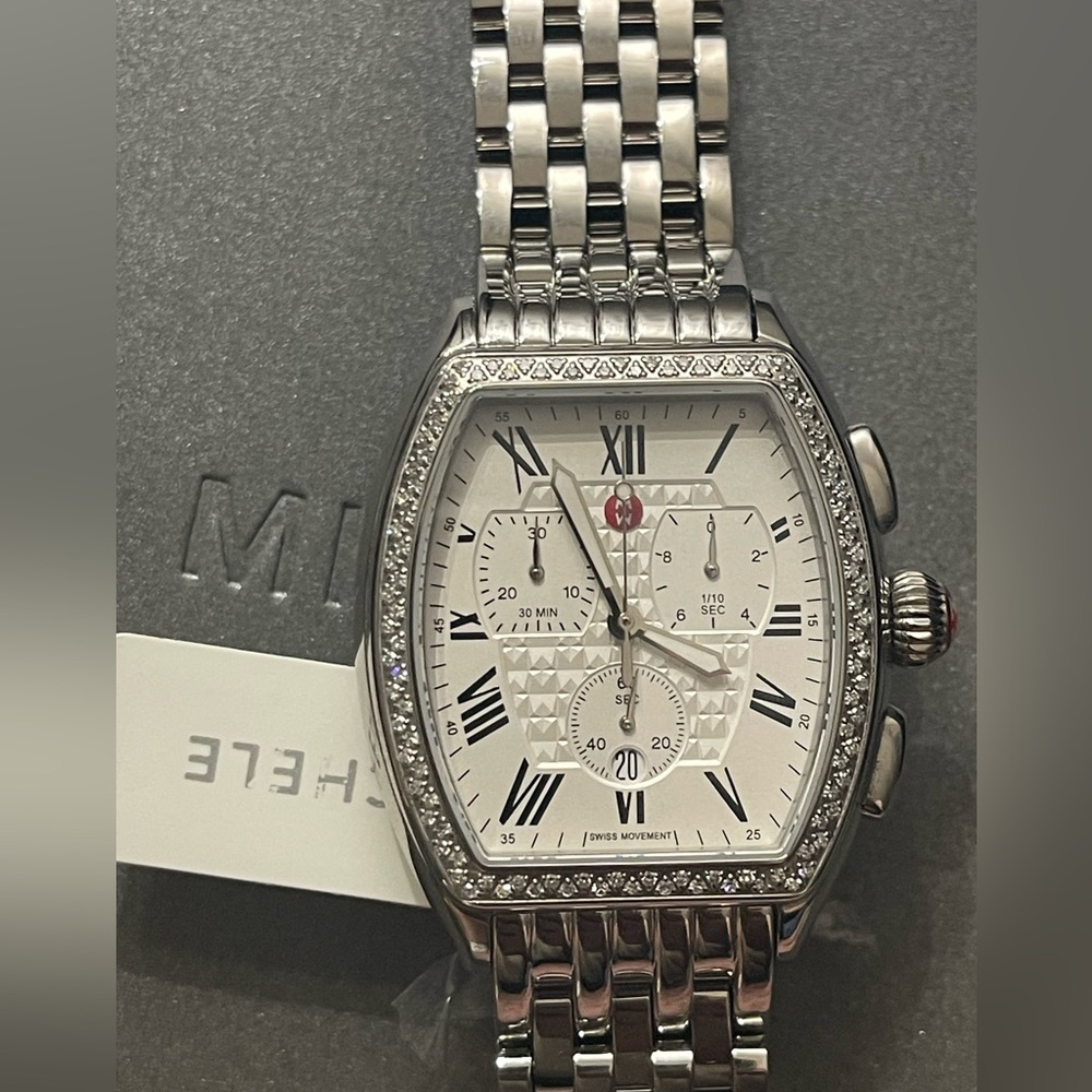 Michele Woman’s Watch with stones.